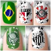 CARTELA DE ADESIVO PARA UNHAS DE TIME