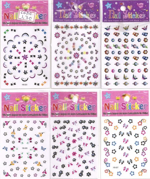 CARTELA DE ADESIVO PARA UNHAS